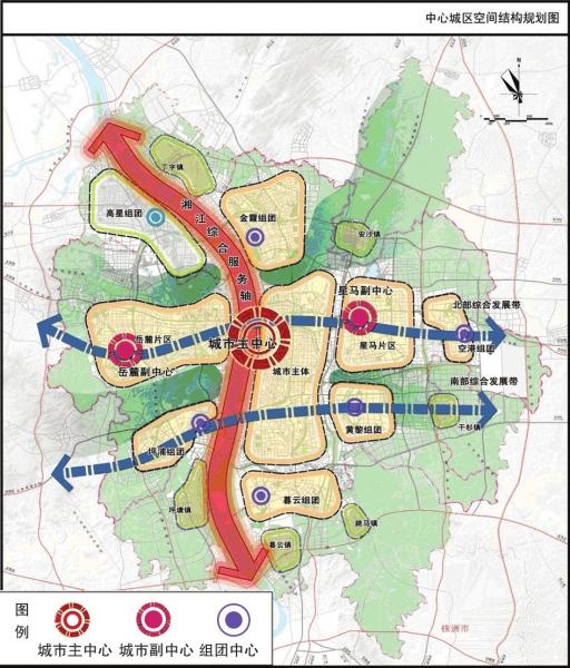 长沙2020年前规划7条地铁宁乡浏阳为副中心